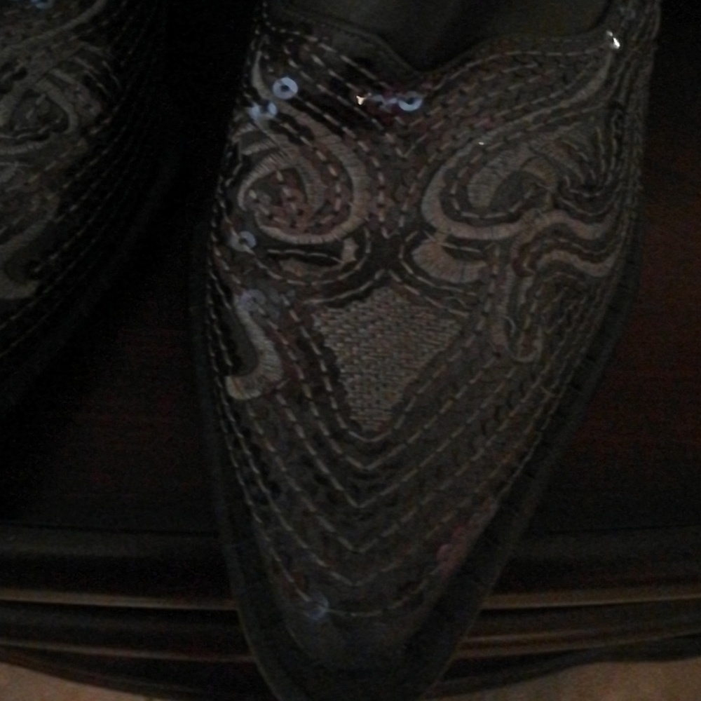 Helens Heart Grey Cowboy boots